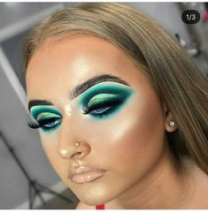 Like what you see? Follow me for more: @uhairofficial Green Eye Makeup, Beauty Eyebrow, Makijaż Smokey Eye, Green Eye, Pinterest Makeup, Makeup Game, Make Up Looks