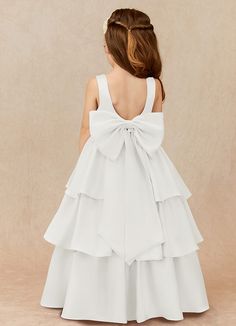 If you are looking for a classic dress for your girl, look no further. Margie is our adorable satin ballgown dress. This dress is not only perfect for a flower girl at a wedding but also versatile enough for other special occasions. Satin Flower Girl Dresses, Satin Ballgown, Ballgown Dress, Satin Flower Girl Dress, Stretch Satin Dress, Pink Flower Girl Dresses, Ivory Flower Girl, Ivory Flower Girl Dresses, Ivory Flowers