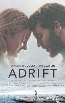 a movie poster for the film vidasa deriva with two people in a boat