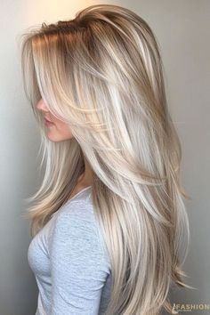 Long Hairstyles Highlights, Blonde Hair And Layers, Long Blonde Hair With Long Bangs, Medium Length Haircut For Wavy Hair Long Layered, Extra Long Blonde Hair With Layers, Fine Long Blonde Hair, Long Beach Blonde Hair, Haircut For Long Blonde Hair, Platinum Blonde Layered Hair