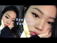 Eyeliner For Small Eyelids, No Eyelid Eye Makeup, Small Eyes Makeup, Monolid Eyeliner, How To Put Eyeshadow, Small Eyeliner, How To Draw Eyeliner, Nyx Eyeliner, Monolid Eye Makeup