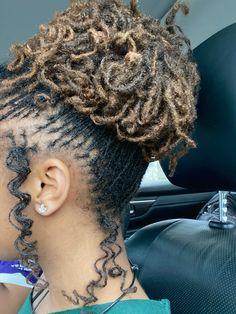 berry.locs on ig Locs Hairstyles Curly Ends, Sisterlocs Bridal Hairstyles, Starter Sister Locs, Locs With Loose Ends, Burgundy Locs, Locs With Curly Ends