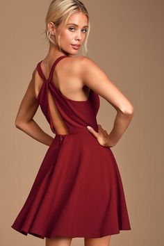 Dresses for Women | Best Women's Dresses Online Black Graduation Dress, Wine Red Dress, Ponte Knit Dress, Stretch Knit Dress, Red Cocktail Dress, Different Dresses, Hook Clasp, Lulu Dresses, Dresses For Teens