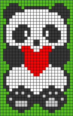 a pixellated pattern with a red heart in the middle