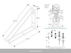 an image of a drawing of a wall mounted air conditioner with the measurements for each unit