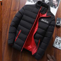 Men's Winter Coat Plus Size M-5XL Men's Fashion Fall Down Coat Cotton warm clothing Men's Parka654 Cotton Coat Men, Mens Padded Jacket, Parker Jacket, Mens Outwear, Winter Fashion Jackets, Men Parka, Jackets Casual, Fashion Stand, Winter Fashion Coats