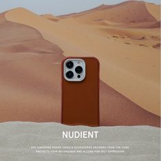 an advertisement for the new iphone 11s in desert sand with two cameras on it