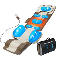 PRICES MAY VARY. 【Note Before Purchasing】1. This product only fit 5'1-6'0(155-183cm)! 2. It works perfectly on a bed, sofa, and floor, we don't recommend using it on any chairs or recliners. 3. The massage way is not Shiatsu or Vibrate or Roller! We highly recommend that you read the product video carefully to know the massage way before purchasing! 【3D Body Stretching & Lumbar Traction】This massage mat for bed comes with 3D full body stretching & traction, plus heating therapy! It can traction up & down, curve stretching, and twist left & right your full body(neck/back/waist/hip/leg). What's more, it can traction your waist, giving you support & relaxation. The back part has an optional heating therapy, which can help you relieve stress, tension, and eliminate fatigue. 【More Comfortable, Body Stretching, Back Stretcher, Full Body Stretch, Body Stretches, Back Massager, Full Body Massage, Massage Roller, Massage Tools, Body Massage