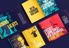 brochures designed to look like movie posters