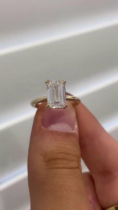 4CT Vintage Emerald Cut Moissanite Engagement Ring,Delicate Anniversary Ring,Prong Set Diamond Ring Milgrain Antique Wedding Ring  Welcome To My Shop, Great to Know You All Here. 💍 𝐑𝐢𝐧𝐠 𝐃𝐞𝐭𝐚𝐢𝐥𝐬  🔹 𝐌𝐞𝐭𝐚𝐥 𝐎𝐩𝐭𝐢𝐨𝐧𝐬:925 Sterling Silver 10 Carat/14 Carat/18 Carat Gold (Can be made in yellow/rose/white gold) 🔹 𝐒𝐭𝐨𝐧𝐞 𝐂𝐡𝐨𝐢𝐜𝐞: Moissanite  🔹 𝐒𝐭𝐨𝐧𝐞 𝐒𝐡𝐚𝐩𝐞: Emerald  🔹 𝐒𝐭𝐨𝐧𝐞 𝐒𝐢𝐳𝐞: 4 CT 🔹 𝐁𝐚𝐧𝐝 𝐒𝐡𝐚𝐧𝐤 𝐏𝐫𝐨𝐟𝐢𝐥𝐞: Designer Pave  🔹 𝐁𝐚𝐧𝐝 𝐖 Wedding Band Gold And Silver, Emerald Cut Ring Gold Band, Delicate Gold Engagement Ring, Emerald Cut Vintage Engagement Ring, Emerald Cut Ring Gold, 4ct Engagement Ring, Rose Gold Emerald Cut Engagement Ring, Vintage Emerald Cut Engagement Ring, Emerald Cut Wedding Set