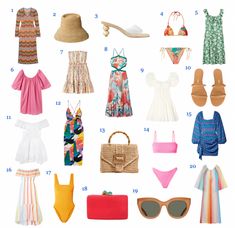 Hawaii Spring Break Gift Guide Spring Break Gift, Raffia Bucket Hat, Puffed Sleeve Dress, Charo Ruiz, Gala Outfit, Janessa Leone, Knit Maxi Dress, Heart Sunglasses, Cult Gaia