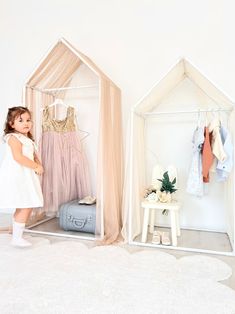 Kids Closet Costume Organizer Dress up Garment Rack Open Wardrobe Montessori Wardrobe Kid Dress up Storage Kids Montessori Wardrobe - Etsy Dress Up Playroom, Girls Dress Up Area, Kids Dress Up Station, Kids Dress Up Area, Dress Up Storage Ideas, Ivy Bedding, Closet Playhouse, Dressing Up Storage Kids, Wardrobe Montessori