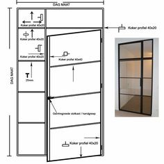 Steel Door Detail, Metal Window Frames, Loft Door, Porte In Ferro