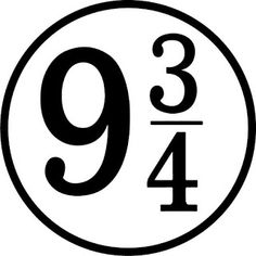 a black and white image of the number nine in a circle with the word 9, 3