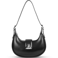 PRICES MAY VARY. Versatile Carrying Options: This crescent-shaped mini shoulder bag includes a detachable handle strap and an adjustable shoulder strap, offering multiple styles. You can use it as a shoulder bag, handbag, underarm bag, crossbody, clutch, or hobo bag High-Quality Materials:This black purse is crafted from premium vegan leather with a satin peach skin lining, ensuring durability and comfort. The premium metal twist lock and smooth zipper add a touch of elegance to this black satchel purse Spacious and Functional:This small black purse measures 10 inches by 2.6 inches by 6.1 inches, featuring a spacious main compartment and inner zipper pocket, ideal for storing everyday essentials like wallets, phones, and cosmetics Chic Hobo Design: This crescent-shaped hobo bag is simple a Small Black Purse, Black Satchel, Crescent Shape, Hobo Bags, Shoulder Bags For Women, Black Purse, Underarm Bag, Crossbody Clutch, Satchel Purse