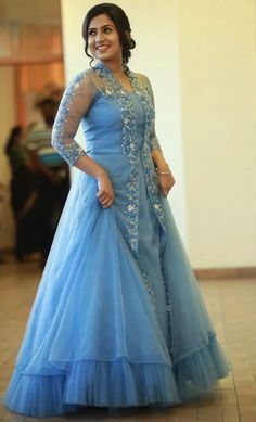 Long Gown Design For Wedding, Long Gown Design From Saree, Plain Net Gown Designs Latest, New Gown Design 2023, Latest Long Gown Design Indian, Latest Long Frock Designs For Women, Saree Long Frock Designs Latest, Gown Look Indian, Skirt Top Designs For Women