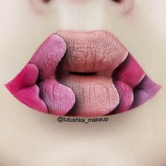 Abstract Lips, Paint Body Art, Evening Makeup, Amazing Makeup