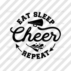 Cheer Team Gifts, Team Gifts, Eat Sleep, Svg Files