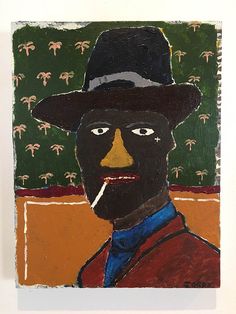 Outsider Art Painting, Black Folk Art, Art Matters, Social Art, Vintage Portrait, Afrocentric Art, Popular Art, Amazing Art Painting