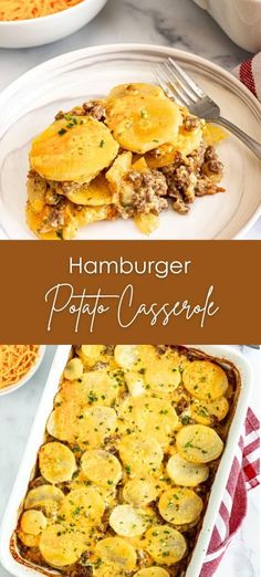 hamburger potato casserole is an easy dinner recipe