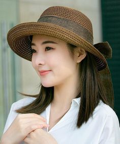 Japanese Dark Coffee Breathable And Versatile Beach Sun HatMade of fine Straw Woven.Hat Circumference: 58cm/22.62". Matches easily with daily hairstyle, dresses & Shirts Woven Hat, Daily Hairstyles, Dark Coffee, Hat Making, Sun Hat, Sun Hats, Straw, Sun, Coffee