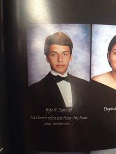 an image of two men in tuxedos on a book page with caption