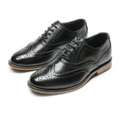 Pick from our classic colors for an elegant look at any event with these dress oxfords shoes! Featuring Faux Leather upper, classic lace up design, classic toe design, latex cushioned footbed for comfort, wooden heel and non-skid rubber outsole. Size: 2.  Color: Black.  Gender: male.  Age Group: kids. Formal Dress Shoes, Oxford Platform Shoes, Black Oxford Shoes, Oxfords Shoes, Mid Heel Shoes, Black Oxfords, Casual Dress Shoes, Oxford Heels, Oxford Dress Shoes