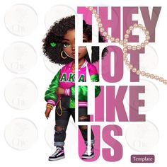 They Not Like Us" AKA Sorority Digital Art File Show off your pride for Alpha Kappa Alpha with this bold and vibrant digital artwork! Perfect for AKA members and supporters, this design features a stylish sorority sister rocking the classic pink and green, paired with a statement text, "They Not Like Us," symbolizing the unique and undeniable strength of the sisterhood. The pearls draping over the text pay homage to the iconic symbols of Alpha Kappa Alpha. Whether for personal use or as a gift, Aka Sorority Mirror, Alpha Kappa Alpha Paraphernalia Coats & Jackets, Aka Door Signs, Aka Sorority Blanket, Alpha Kappa Alpha Desk Accessories, Aka Paraphernalia Coats & Jackets, Aka Sorority Scarf, Aka Sorority Gifts Artwork, Alpha Kappa Alpha Crafts Mirrors