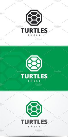 the turtle shell logo is designed to look like it's made out of paper