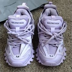 Light Purple Balenciaga Track Sneakers. Purple Balenciaga Shoes Outfit, Balenciaga Track Shoes, Balenciaga Shoes Outfit, Designer Purple Low-top Sneakers, Balenciaga Shoes Track, Balenciaga Shoes Purple, Balenciaga Track Low-top Sneakers, Balenciaga Track Sneakers, Balenciaga Sneakers