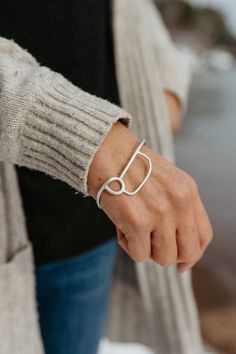 "// sterling silver   // your bangle will vary slightly from the one in photos // please indicate your size in 'message to seller' small = about 2.25\" in diameter medium = about 2.5\" in diameter large = about 2.75\" in diameter // made to order [ thank you! ]" Handmade Round Bangle For Everyday, Everyday Handmade Bangle, Nickel Free Minimalist Round Bangle, Unique Silver Bracelets For Everyday, Sterling Silver Round Bracelet For Everyday, Sterling Silver Bangle For Everyday, Minimalist Nickel-free Round Bangle, Silver Sterling Silver Bangle For Everyday, Everyday Sterling Silver Bangle Bracelet