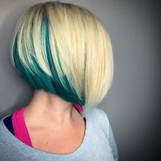 Undercut Haircut, Peekaboo Highlights, Short Ombre Hair, Rainbow Hair, Khloe Kardashian, Undercut, Hair Today