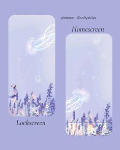 the back and front side of a phone case with an image of a bird flying in the sky