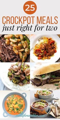 the top 25 crockpot meals that are right for you to eat in this post