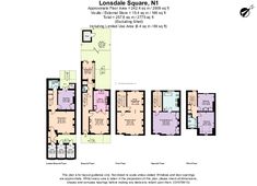 the floor plan for longdale square, n1