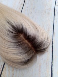 Lightest Blonde, Grey Hair Transformation, Breaking Hair, Dyed Blonde Hair, Blonde Roots, U Part Wigs, Hair Topper, Luxury Hair, Hair Toppers