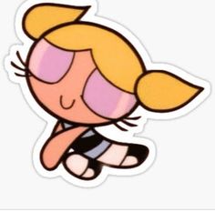 Powerpuff Girls Aesthetic Stickers Random, Cool Stickers For Laptop, Mean Girls Stickers, Aesthetic Stickers Cool, Bubbles Sticker, Carcase Iphone, Stickers Random, Girls Stickers, Vsco Stickers