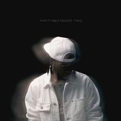 the album cover for partynextdoor two, featuring a man in white jacket and hat