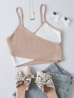 Women Tank Tops, Cute Everyday Outfits, Cute Simple Outfits, Girls Fashion Clothes