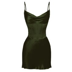 Only Worn Once & In Perfect Condition! Tag Is Still Attached To Corset Piece That Is Optional To Wear Or Can Be Styled Soley With Dress Like Featured In Pictures ! Dark Green Hoco Dress, Midi Homecoming Dresses, Slytherin Dresses, Christmas Cocktail Dresses, Fashion Definition, Green Hoco Dress, Homecoming Inspo, Hoco Dress Ideas, Hoco Dress Inspo