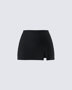 A skirt and shorts all in one…name a better duo 😌 Made from stretch crepe fabric and complete with a slit on the left side - there will be no peekaboo moments happening in this skort 🖤 Name A Better Duo, Wag Dr, Black Cropped Top, White Lilly, Black Skort, Fashion Moodboard, Cute Bras, Best Duos, Tumblr Fashion