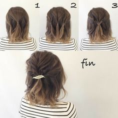 Updos Prom, Loose Updo, Hairstyles Ponytail, Penteado Cabelo Curto, Short Hair Updo, Prom Hairstyles, Half Up Hair, Loose Hairstyles