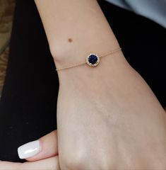 Minimalist Jewelry Rings, Small Earrings Gold, Blue Sapphire Bracelet, Latest Bracelets, Design Bracelet, Birthstone Bracelet, Dainty Bracelet