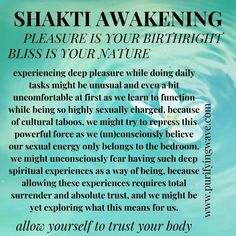 Shakti Awakening, Sacred Sensuality, Shakti Energy, Quantum Physics Spirituality, Divine Feminine Goddess, Womb Healing, Divine Power