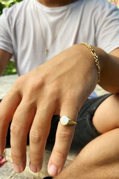 This classical gold pinky ring ''was'' only classy men's love. Nowadays it's also a cool piece combined with daily outfits. This 2,09gr simple 14k Solid Yellow Gold pinky ring the most common type of pinky rings. We can produce it in 14k White Gold as special order. Please ask via Etsy Message for color alternatives. Engraving Free! We can engrave on it letter, number or date. Enter the name, date, number or letter you want on the ring at personalization section. If you want a signet, pattern or Personalized Rose Gold Signet Ring For Everyday, 14k Gold Signet Ring With Smooth Bezel For Gift, 14k Gold Signet Ring With Smooth Bezel As Gift, Modern White 14k Gold Signet Ring, Everyday Rose Gold 14k Stamped Signet Ring, White Polished Signet Ring As A Gift, Modern Signet Ring As Gift With Smooth Finish, White Polished Finish Signet Ring As Gift, Classic White Signet Promise Ring