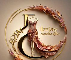 the logo for izzajay creation stylist shows a dress on a mannequin