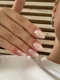 Nagel Tips, Eye Nails, Soft Nails, Her Nails, Cat Eye Nails, Pink Nail, Neutral Nails, Girls Nails