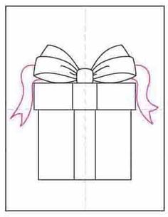 an open gift box with a bow on it's top and ribbon around the bottom