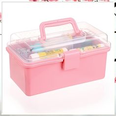 Keep your sewing supplies organized and within reach with this sewing box organizer. Sewing Stores, Fabric Scraps, Easy Sewing, Storage Box, Sewing Crafts