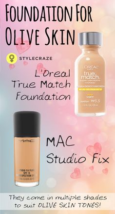 Olive Foundation Shades, Makeup For Olive Skin, Beauty Maintenance, True Match Foundation